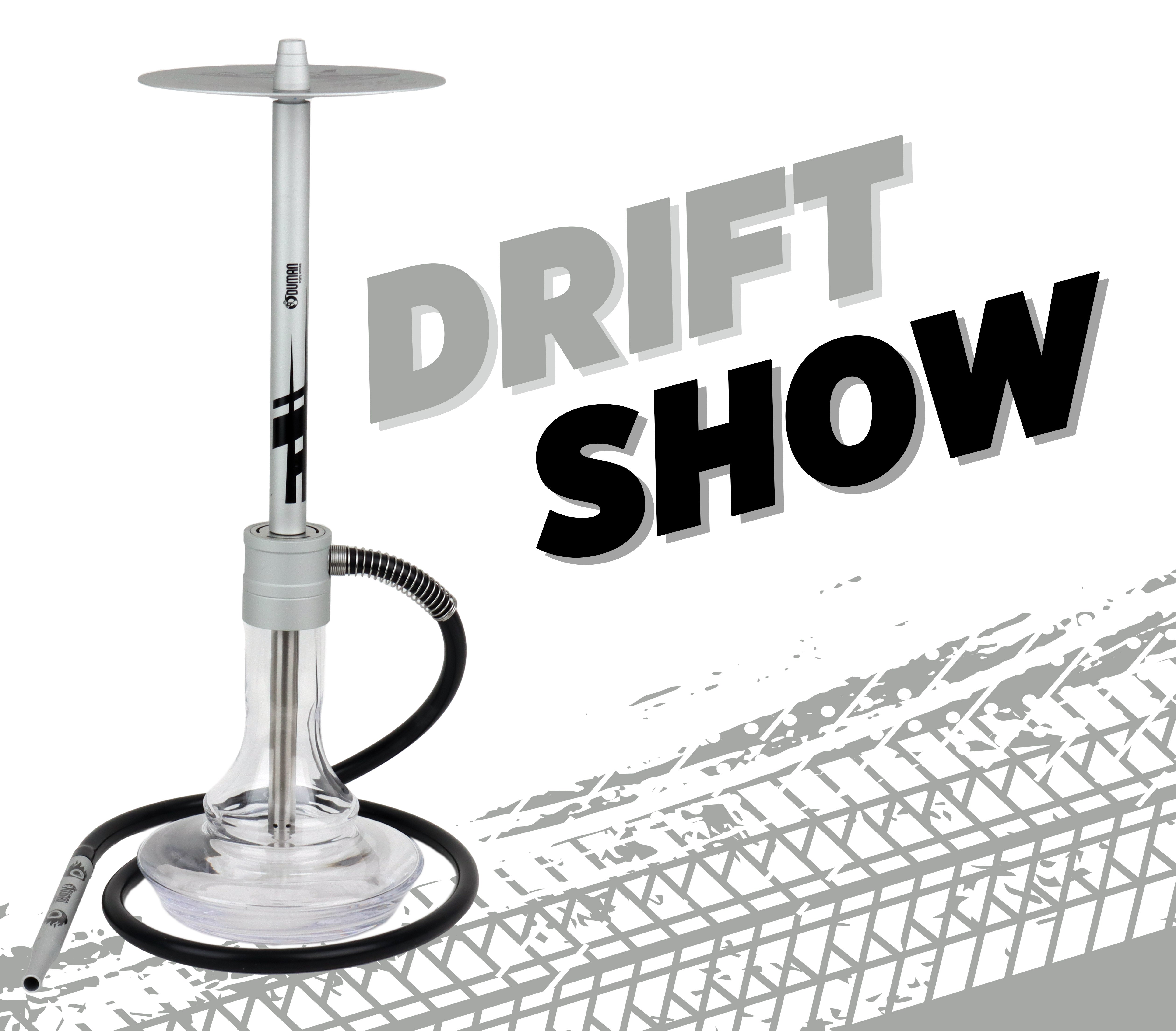 Oduman Smoke Drift Hookah - Chrome Shisha | The Premium Way