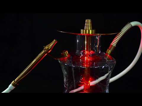 Oduman N2 Clear Gold Hookah 6