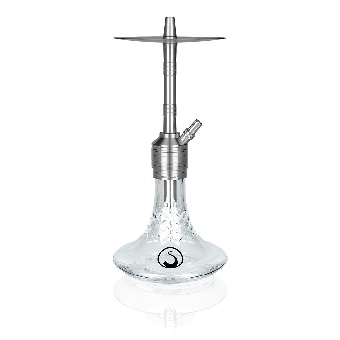 Steamulation Mini Gen II hookah in Crystal finish — The Premium Way