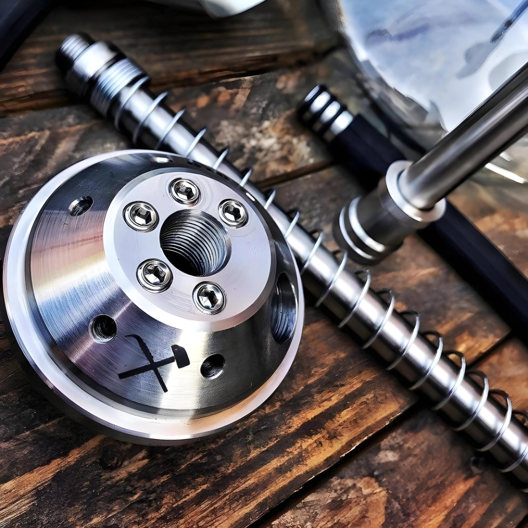 Disassembled parts of the VZ Hookah Minimal