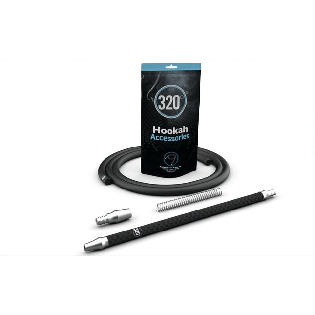 320° - 320° Carbon Handle Shisha Set - The Premium Way