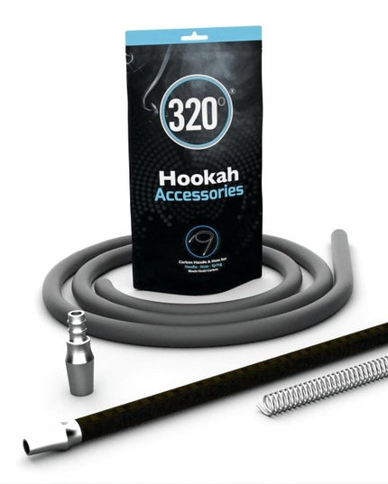 320° - 320° Carbon Handle Shisha Set - The Premium Way