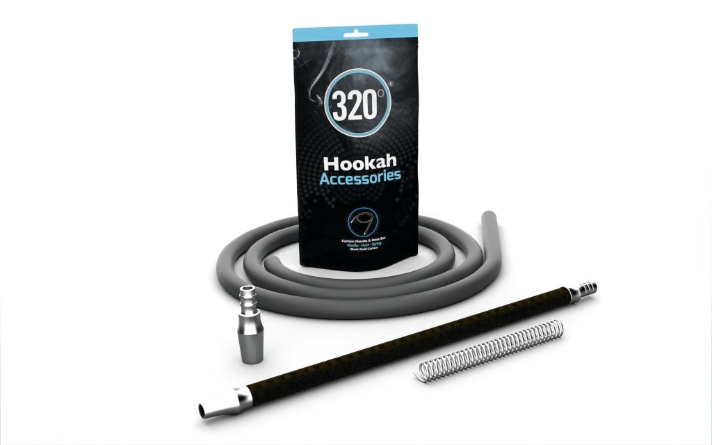 320° - 320° Carbon Handle Shisha Set - The Premium Way