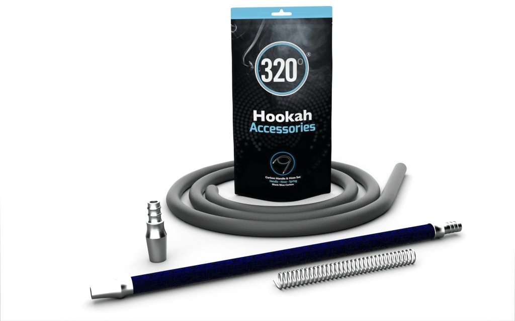 320° - 320° Carbon Handle Shisha Set - The Premium Way