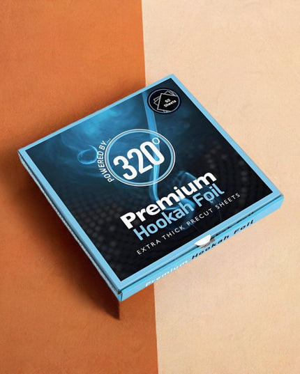 320° - 320° Heavy Duty Hookah/Shisha Foil Sheets (Pre-Cut) - The Premium Way