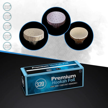 320° - 320° Shisha Foil 40 Microns Roll & Precision Cutter - The Premium Way