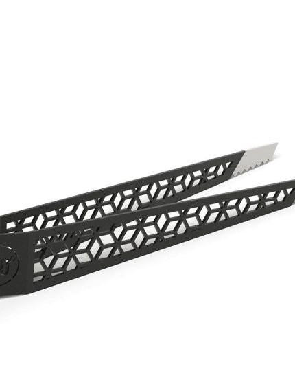320° - 320° Shisha Stainless Steel Tongs - Black - The Premium Way