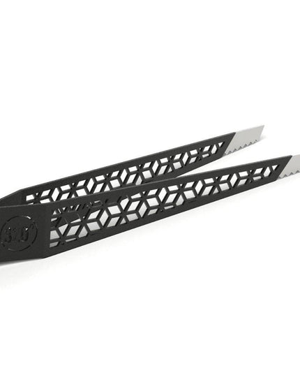 320° - 320° Shisha Stainless Steel Tongs - Black - The Premium Way