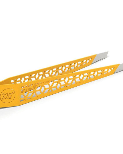 320° - 320° Shisha Stainless Steel Tongs - Gold - The Premium Way