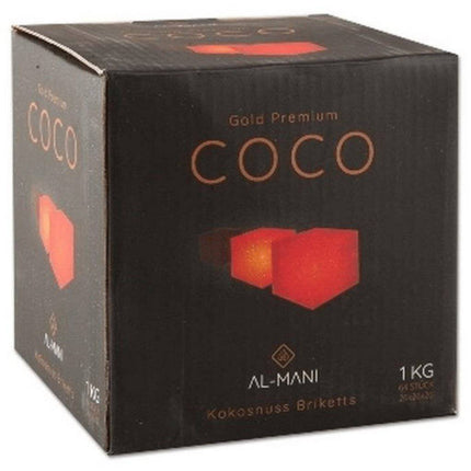 Al Mani - Al Mani Shisha Coconut Charcoal 26mm - The Premium Way