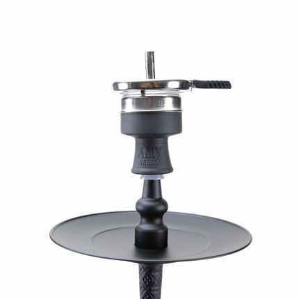 Amy Deluxe - Amy Deluxe - 118.01 - Jamilah Gold Clear Single Hose Hookah Set - The Premium Way