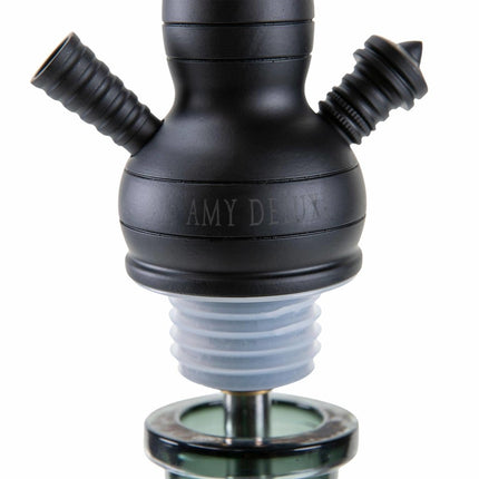 Amy Deluxe - Amy Deluxe - 118.01 - Jamilah Gold Clear Single Hose Hookah Set - The Premium Way