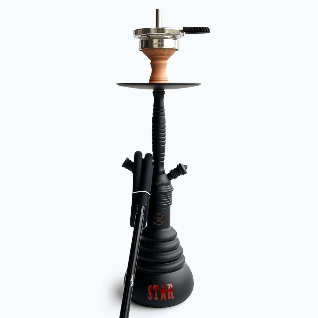 Amy Deluxe - Amy Deluxe - 4 Stars 410 Elegant Black Hookah Set - The Premium Way