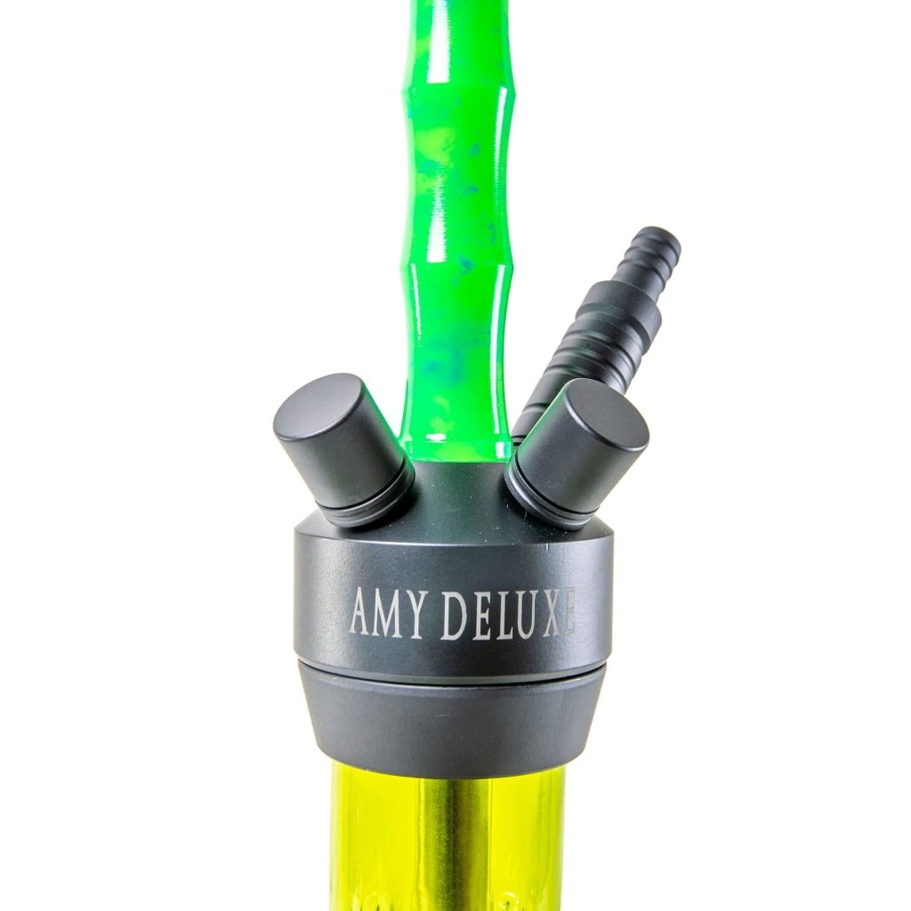 Amy Deluxe - Amy Deluxe - Alu Dervish - Acrylic Black Shisha Kit - The Premium Way