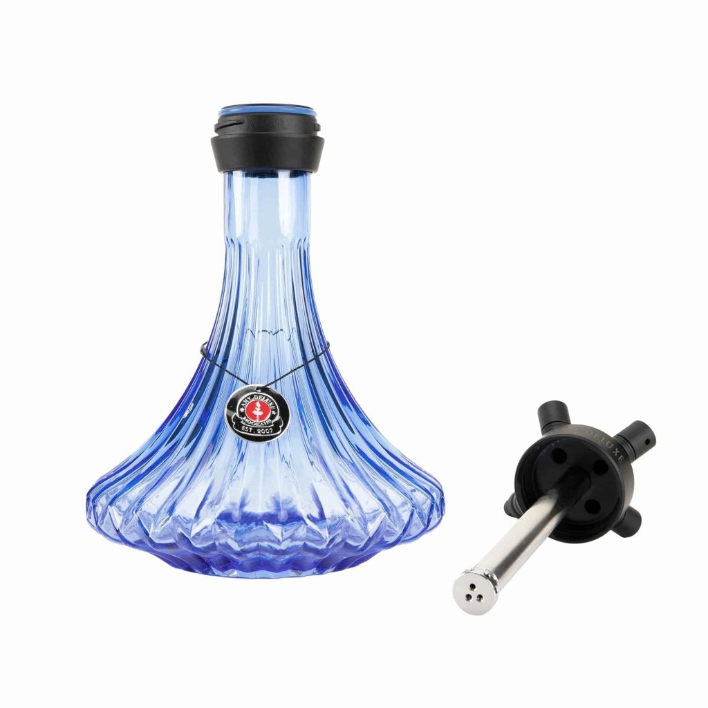 Amy Deluxe - Amy Deluxe - Alu Dervish - Acrylic Black Shisha Kit - The Premium Way