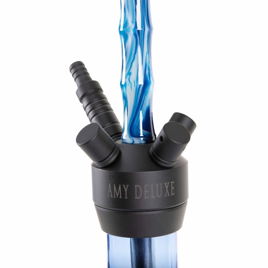 Amy Deluxe - Amy Deluxe - Alu Dervish - Acrylic Black Shisha Kit - The Premium Way
