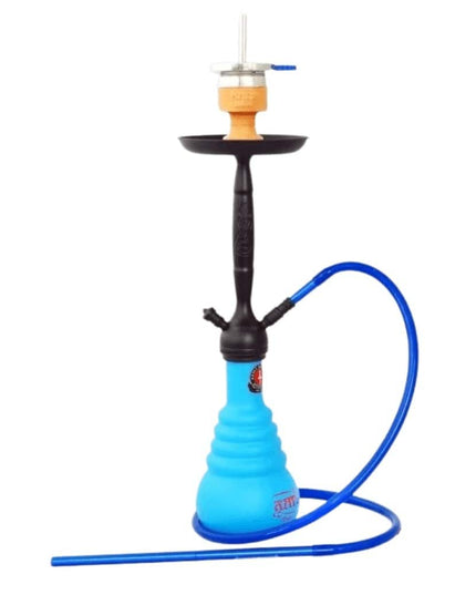 Amy Deluxe - Amy Deluxe - Cityscape 690 - Black on Blue Hookah Set - The Premium Way