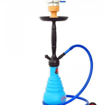 Amy Deluxe - Amy Deluxe - Cityscape 690 - Black on Blue Hookah Set - The Premium Way
