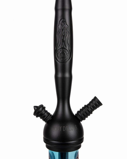 Amy Deluxe - Amy Deluxe - Cityscape 690 Black on White Hookah Set - The Premium Way