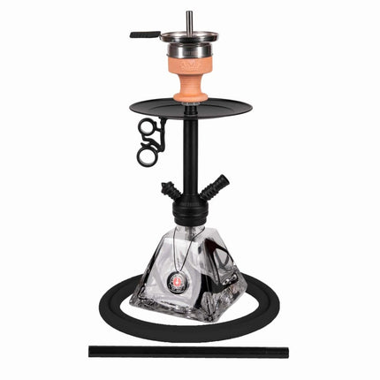 Amy Deluxe - Amy Deluxe - Falcon - Black Small Shisha Kit - The Premium Way