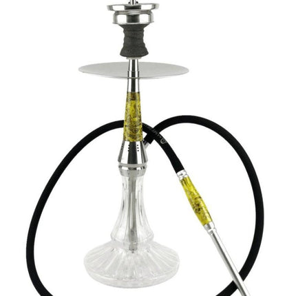 Amy Deluxe - Amy Deluxe - Galactic Yellow Steel S Edition Shisha - The Premium Way