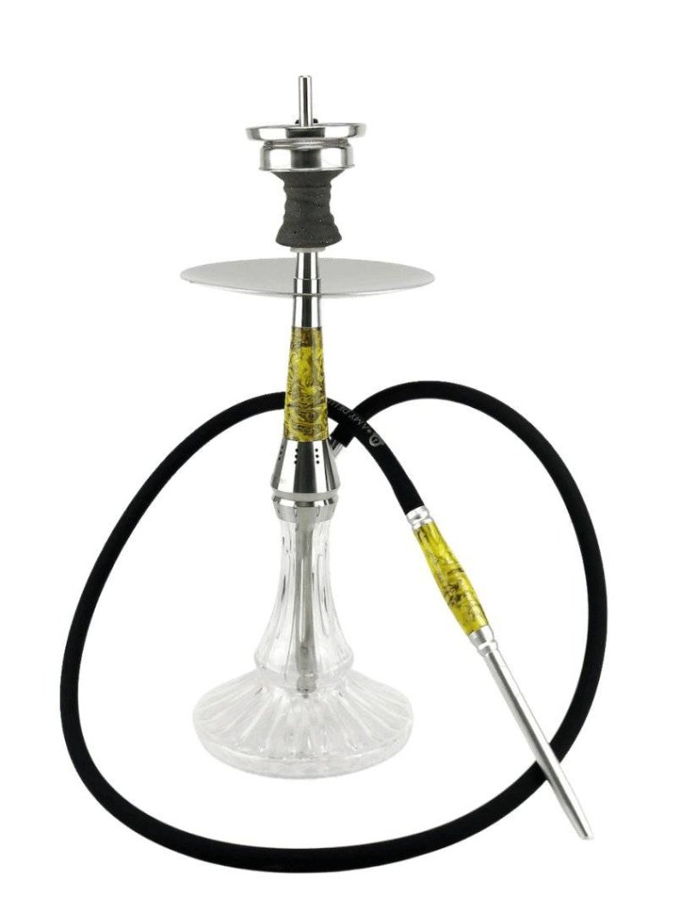 Amy Deluxe - Amy Deluxe - Galactic Yellow Steel S Edition Shisha - The Premium Way