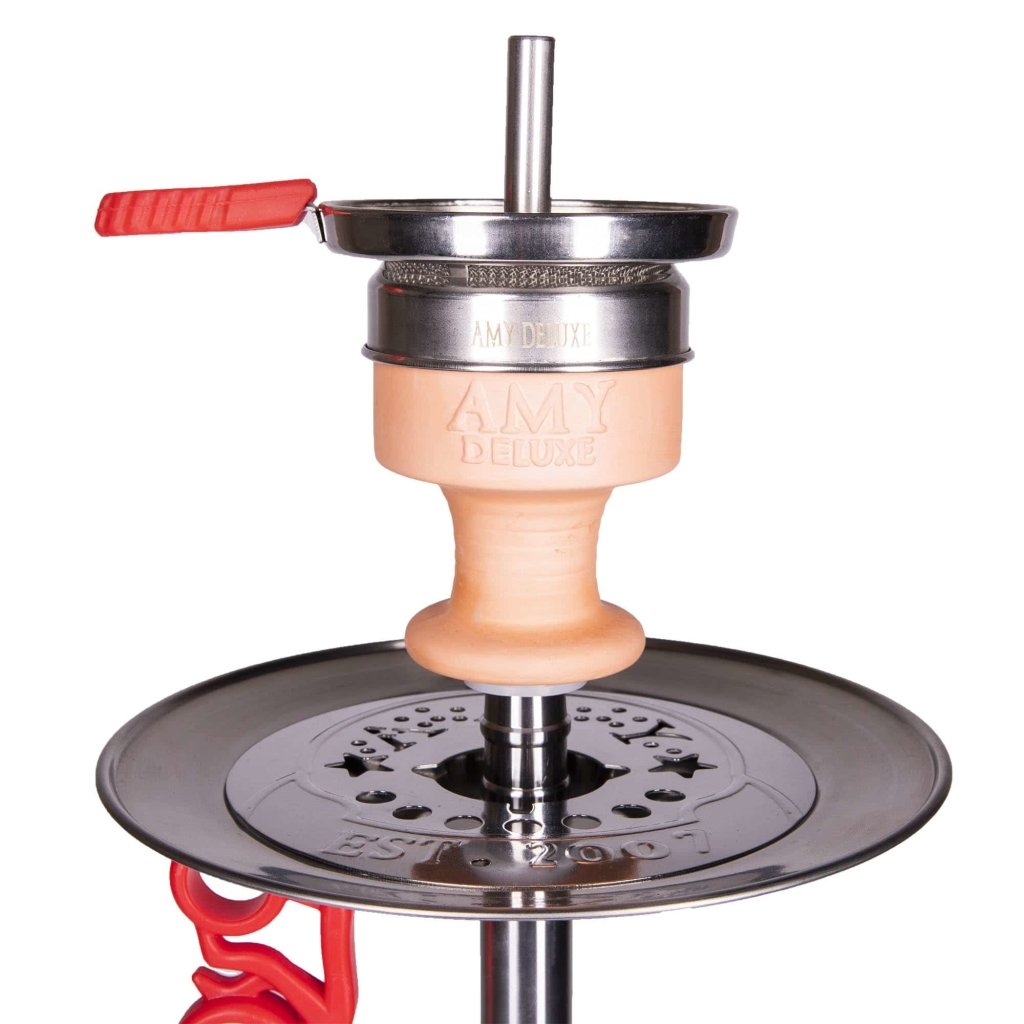 Amy Deluxe - Amy Deluxe - German SS13 Little Stick Steel Rainbow Clear Hookah Kit - The Premium Way