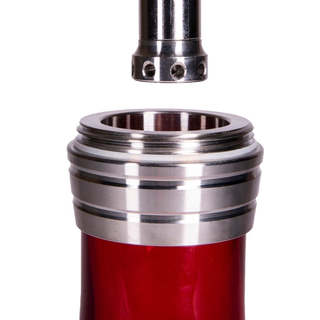 Amy Deluxe - Amy Deluxe - German SS13 Little Stick Steel Rainbow Clear Hookah Kit - The Premium Way