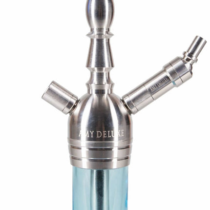 Amy Deluxe - Amy Deluxe - German SS14R Little Lulu Steel Clear Hookah Kit - The Premium Way