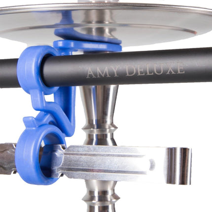 Amy Deluxe - Amy Deluxe - German SS14R Little Lulu Steel Clear Hookah Kit - The Premium Way