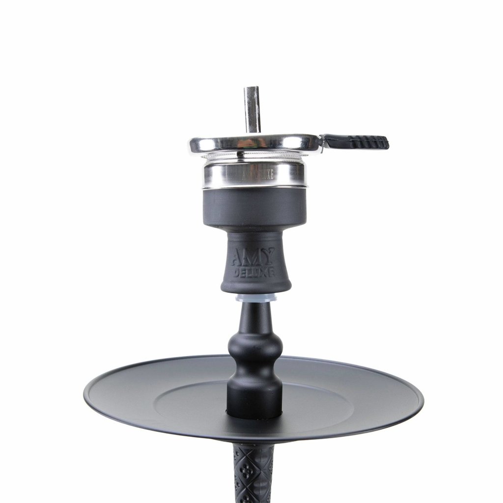 Amy Deluxe - Amy Deluxe - Gold Blue Jamilah 118.01 Single Hose Hookah Set - The Premium Way