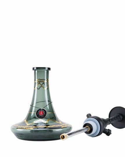 Amy Deluxe - Amy Deluxe - Jamilah Gold Red Single Hose Hookah Set 118.01 - The Premium Way