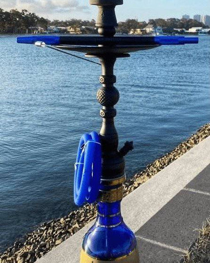 Amy Deluxe - Amy Deluxe - Kura - Blue Gold Shisha Set 088.01 - The Premium Way