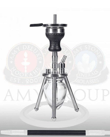 Amy Deluxe - Amy Deluxe - Luna SS - Small Stainless Steel Hookah 001.03 - The Premium Way