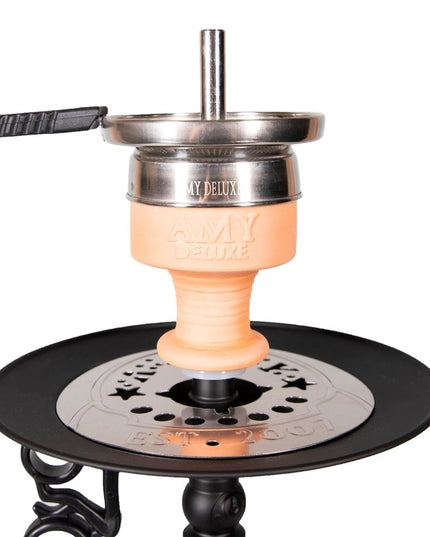 Amy Deluxe - Amy Deluxe - Middle Globe R Rainbow Black Edition Hookah 056R - The Premium Way