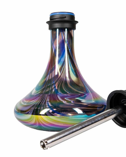 Amy Deluxe - Amy Deluxe - Middle Globe R Rainbow Black Edition Hookah 056R - The Premium Way