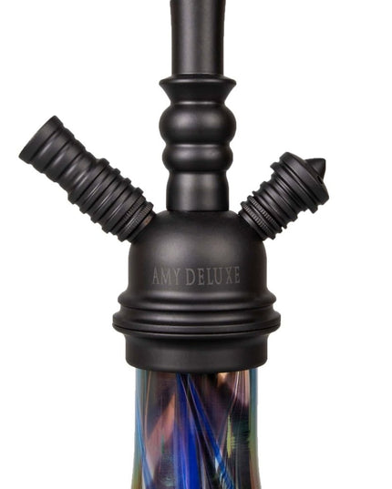 Amy Deluxe - Amy Deluxe - Middle Globe R Rainbow Black Edition Hookah 056R - The Premium Way