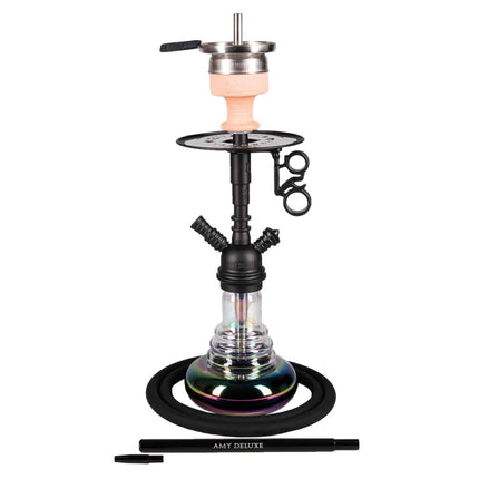 Amy Deluxe - Amy Deluxe - Mini Cloud Rainbow Black Hookah Set 060.03R - The Premium Way