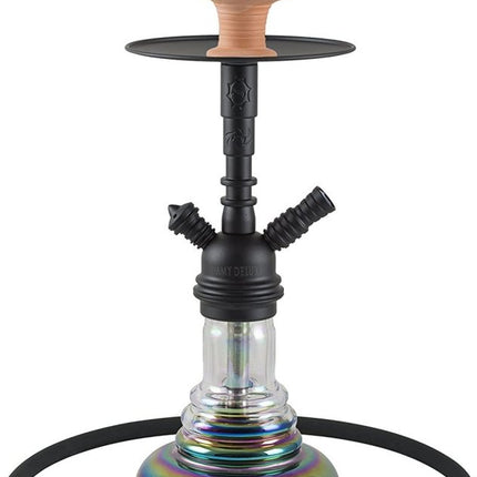 Amy Deluxe - Amy Deluxe - Mini Cloud Rainbow Black Hookah Set 060.03R - The Premium Way