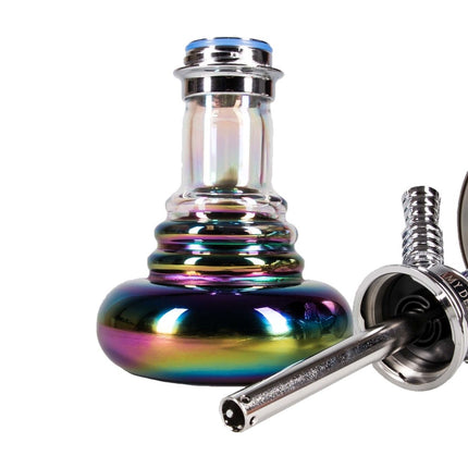 Amy Deluxe - Amy Deluxe - Mini Cloud Rainbow Black Hookah Set 060.03R - The Premium Way