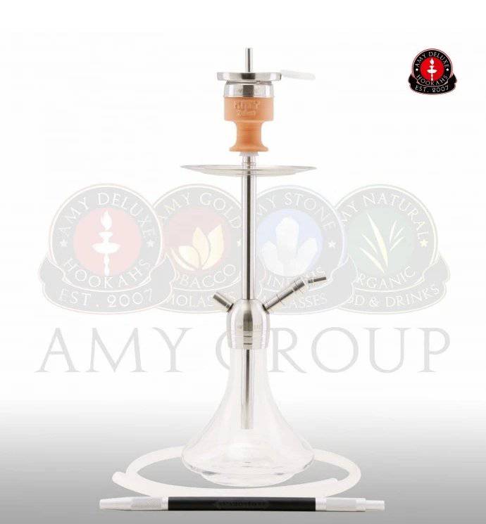 Amy Deluxe - Amy Deluxe - Premium SS13 Little Stick Steel Clear Hookah - The Premium Way