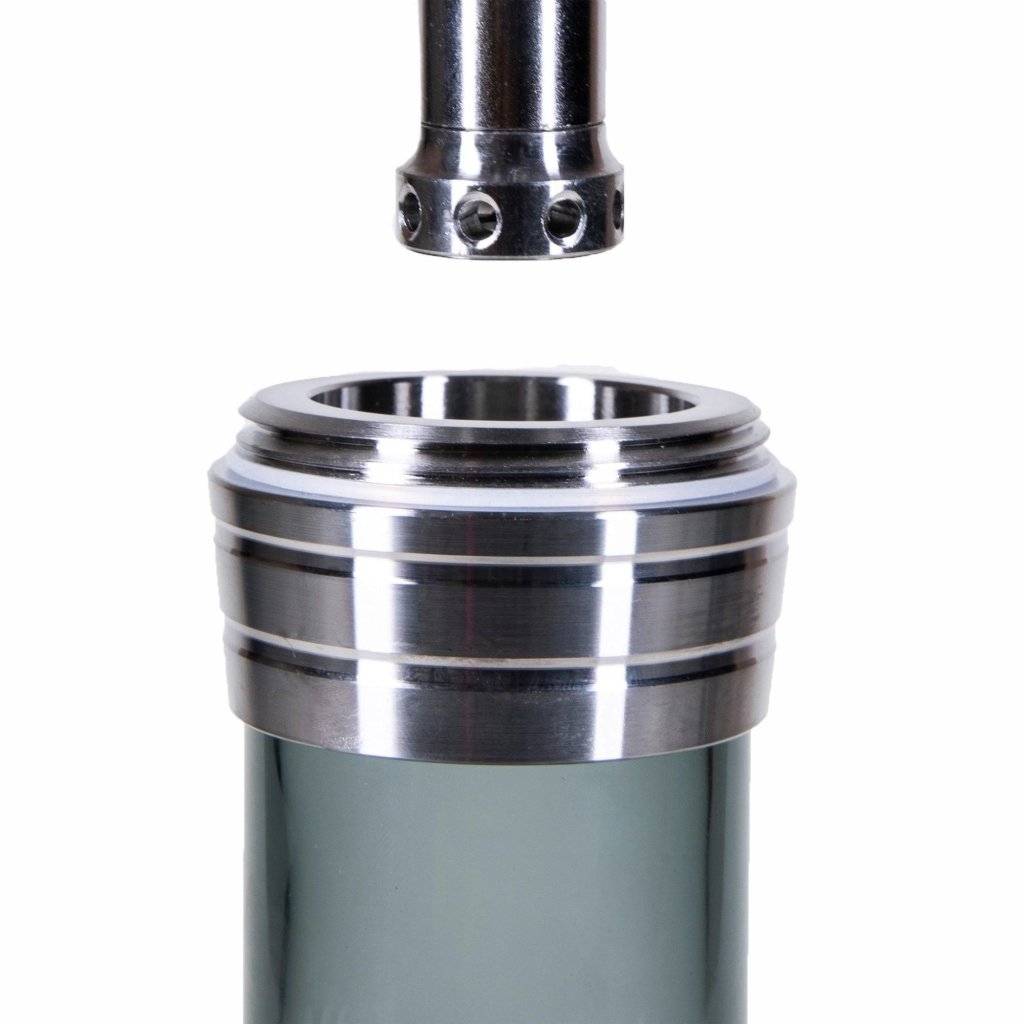 Amy Deluxe - Amy Deluxe - Rainbow Clear Stainless Steel Hookah Set SS09R - The Premium Way