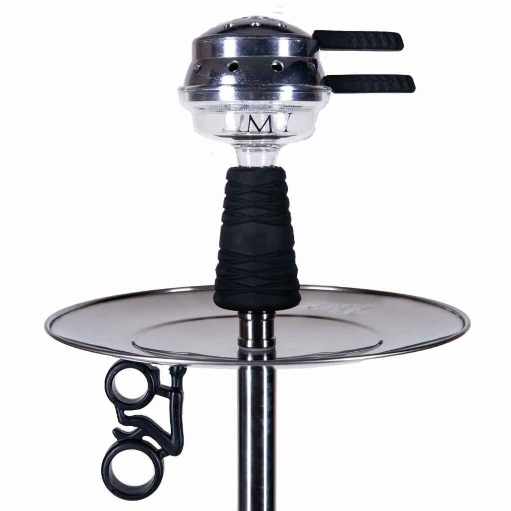 Amy Deluxe - Amy Deluxe - Rainbow Clear Stainless Steel Hookah Set SS09R - The Premium Way