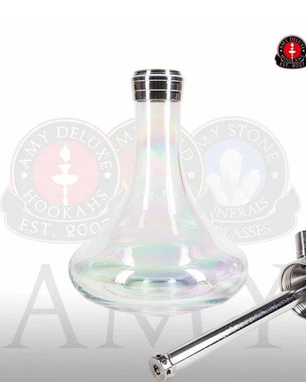 Amy Deluxe - Amy Deluxe - SS05 Feather Steel Rainbow Large Shisha Kit - The Premium Way