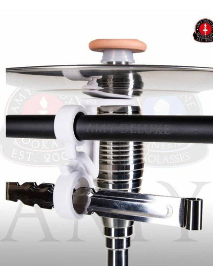 Amy Deluxe - Amy Deluxe - SS05 Feather Steel Rainbow Large Shisha Kit - The Premium Way