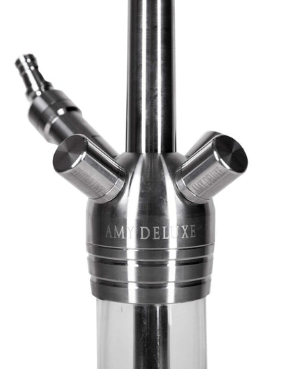 Amy Deluxe - Amy Deluxe - SS05 Feather Steel Rainbow Large Shisha Kit - The Premium Way