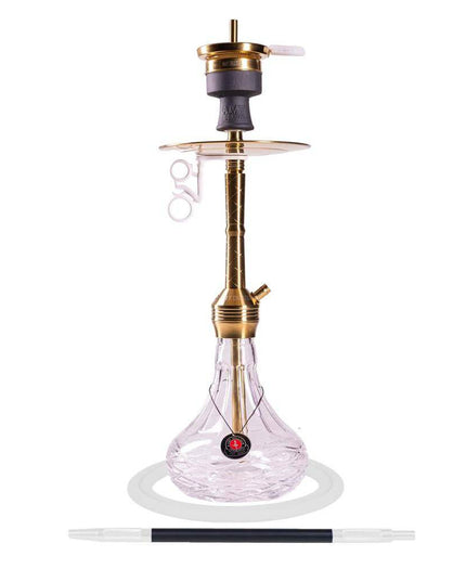 Amy Deluxe - Amy Deluxe - SS30.02 Xpress Chill S Premium Gold Stainless Steel Hookah Set - The Premium Way