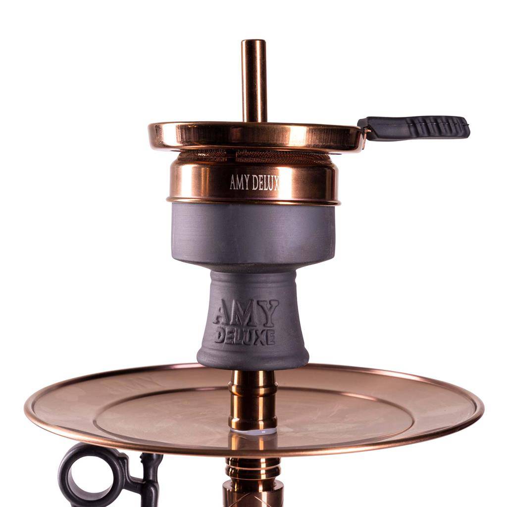 Amy Deluxe - Amy Deluxe - SS30.02 Xpress Chill S Premium Gold Stainless Steel Hookah Set - The Premium Way