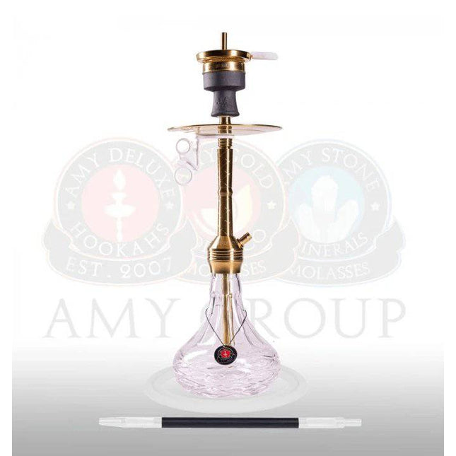 Amy Deluxe - Amy Deluxe - SS30.02 Xpress Chill S Premium Gold Stainless Steel Hookah Set - The Premium Way