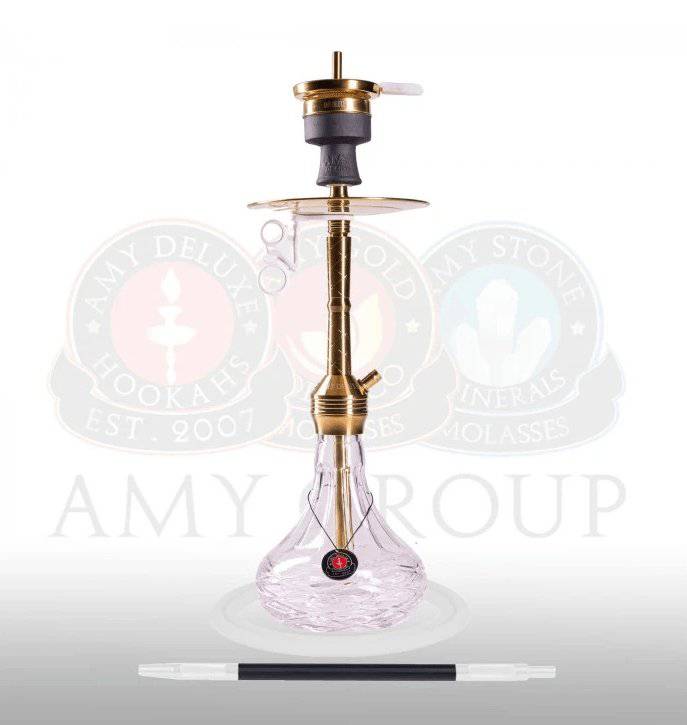 Amy Deluxe - Amy Deluxe - SS30.02 Xpress Chill S Premium Gold Stainless Steel Hookah Set - The Premium Way